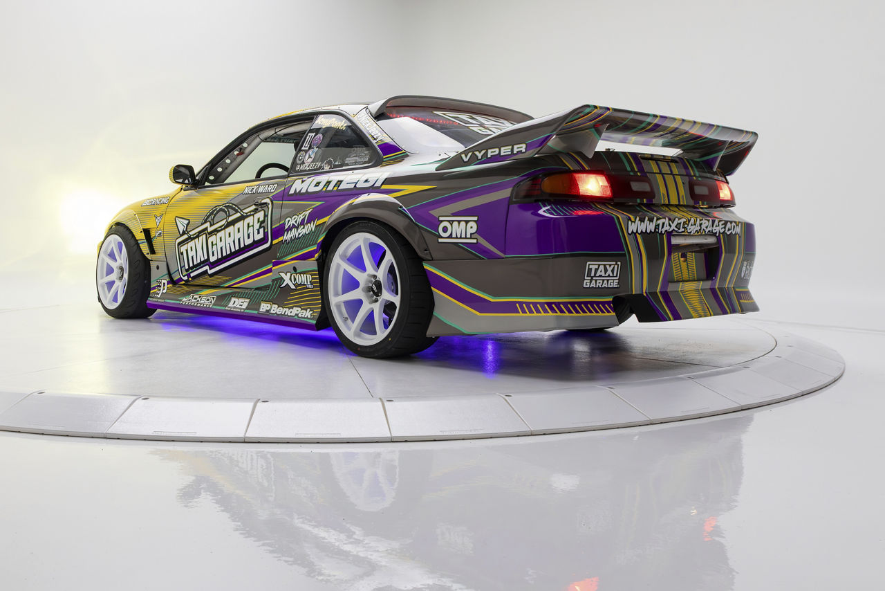 1999 Nissan 240SX - Motegi BATTLE - White | Motegi Wheels